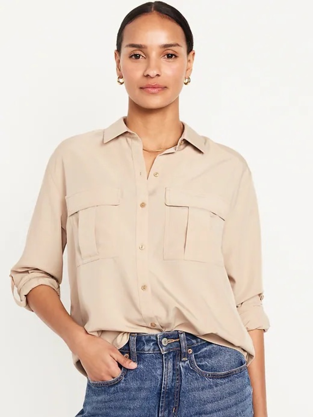 ON Button-Down Utility Shirt EUC